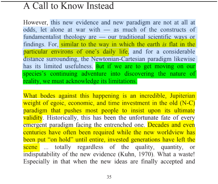 sillymickel's tweet photo. *EXPERIENCE IS DIVINITY: Matter As Metaphor* (2013) by Michael Adzema. CH 7 , p. 35
🧵Click panel below for Thread, complete book
or, for free pdf copy: https://t.co/tqnjvnorAW
🧵👇 💡📚💙 #ED 🐉 #ExperienceIsDivinity 🐉 #EDCH7 📖7 #TruthWarriors ❕ #psychology ☮️#metaphysics ☯️ #transpersonal 🪽 #primal ☮️#experiential 🐉 #RainbowWarriors 🦋