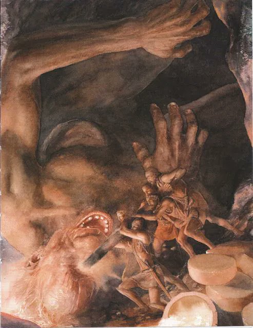 HellenicHist0ry's tweet photo. The blinding of Polyphemos https://t.co/v2gAM0DRze