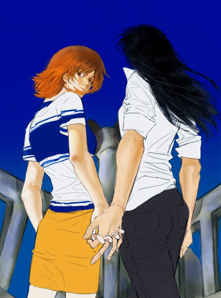 pHhhKCgcME49555's tweet photo. #onepiece #nami #robin 
i luv u girls… https://t.co/as57UPLvbz