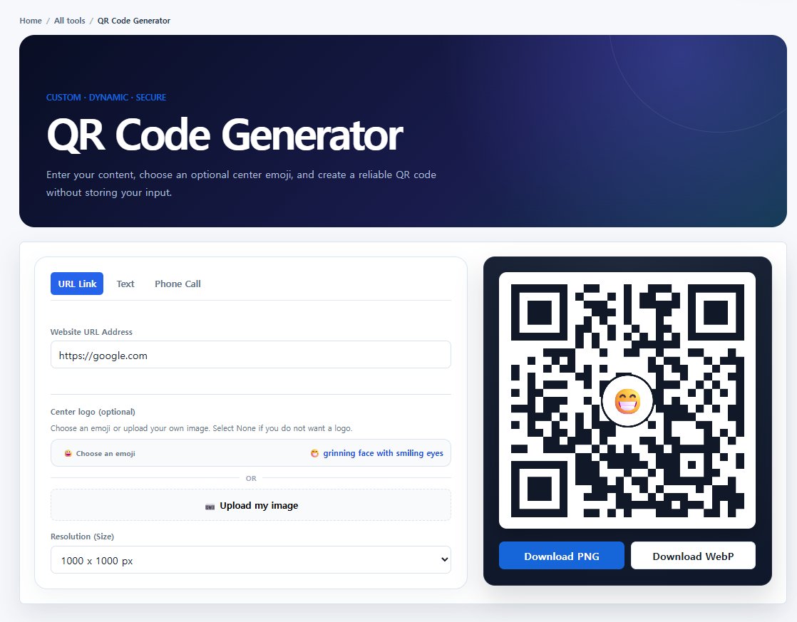 67toolz's tweet photo. Need to make a QR code quickly and easily?

Just enter your link or text, customize it, and download it right away.

Try it here:
https://t.co/ZjqYx2QQC1

#QRCode #QRCodeGenerator #OnlineTools https://t.co/zzKAHNXLEe