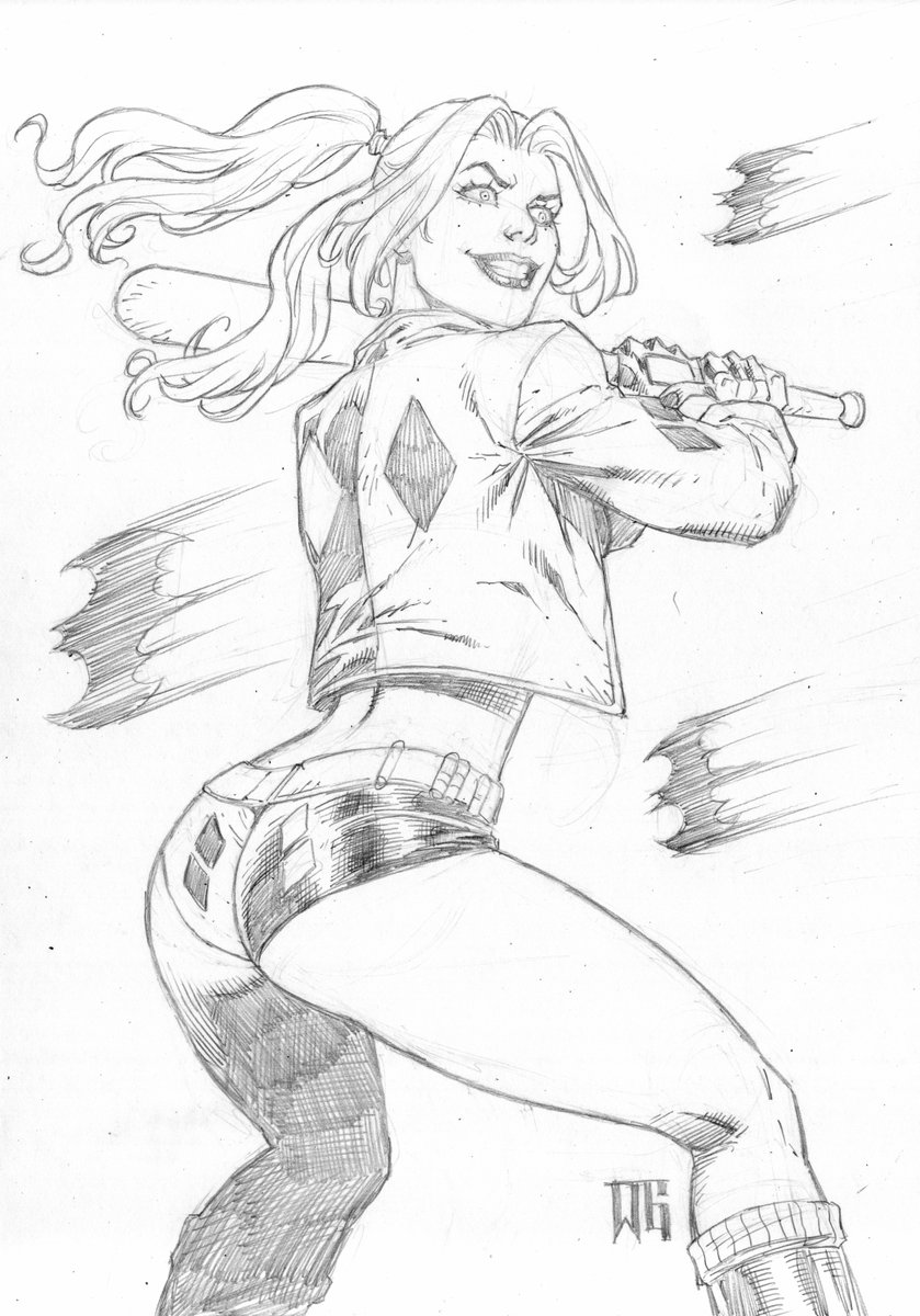 wgpencil's tweet photo. Art for sale: https://t.co/LnjrKxGnnY
#harleyquinn #artforsale #ebayauction https://t.co/9IIvYVwg1s