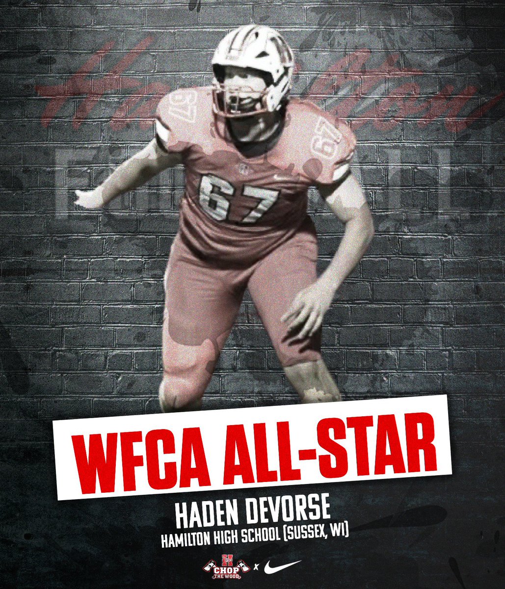 HHSChargerFB's tweet photo. Good luck to @HadenD67, @Johnny_Spingola and @z_wett in today’s @wifca All-Star game at 4pm @UWOFootball Titan Stadium! You can also watch them on My24 on TV! #CTW https://t.co/Mci5PamNDD