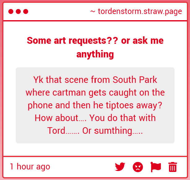 tordenstorm's tweet photo. me and my friend put a little spin on it help https://t.co/07nadNgNuY