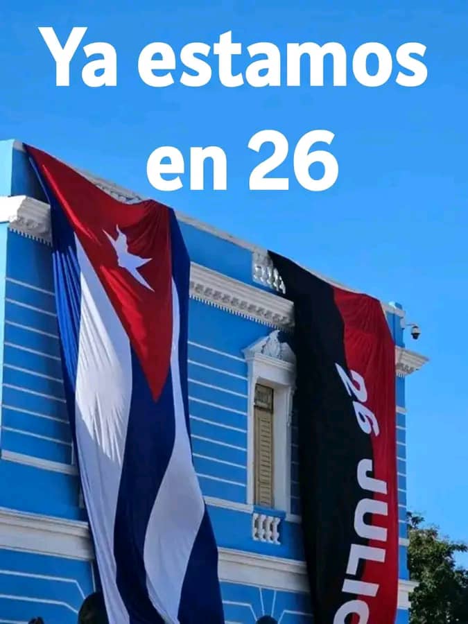 AzcuyOsmani's tweet photo. 🌿🇨🇺
"Este 26 de Julio, el pueblo de Pinar del Río acoge el acto central por sus destacados resultados. Orgullo y compromiso que honran la historia de Cuba. #PinarEn26  #Cuba #PinarDelRío" https://t.co/RbQKXDBMNi