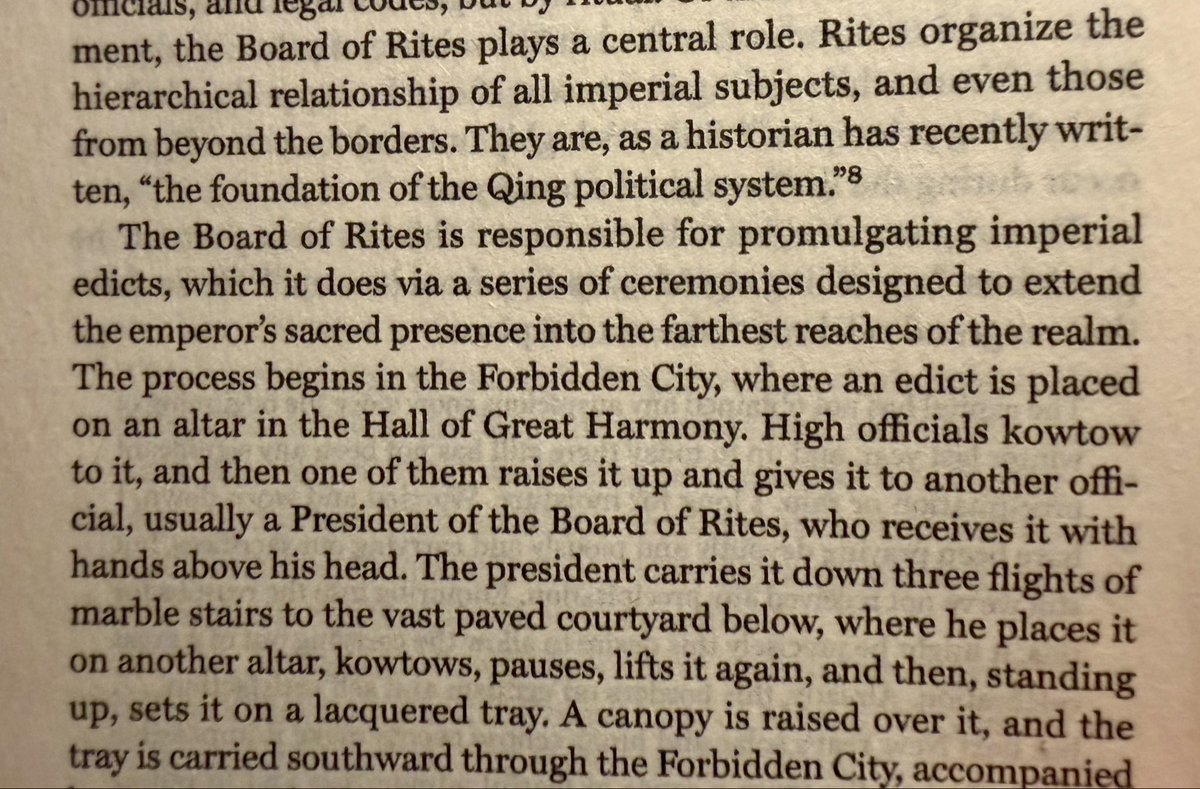 petrifiedegg's tweet photo. The disadvantage of writing a history book  narrated in the present tense for “immediacy” is that when the author says “recently a historian has written” you have to stop and guess if he means a Chinese historian writing ‘recently relative to 1794’ or a modern professor So-and-So https://t.co/0si2YeyyNb