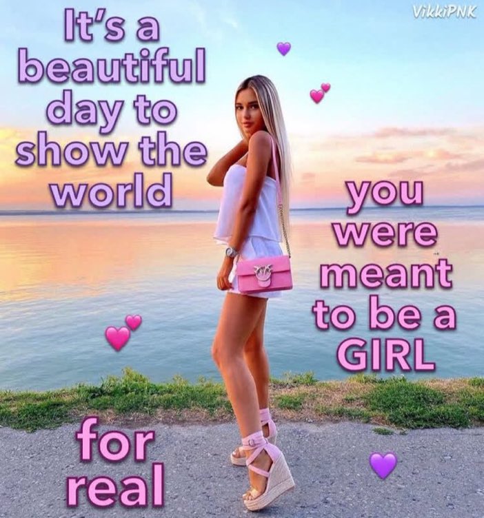 Devineheels6's tweet photo. BE YOURSELF SISSY 👗💦 https://t.co/Wq9UHJii54