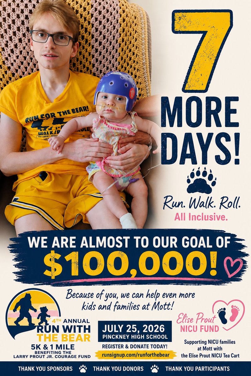 coobles321's tweet photo. Hey you guys it's me your buddy Larry!

Guess what?!

We've already raised $75,000 toward this year's goal!!!  Now we need $25,000 to reach our goal of $100,000 !!!

I am so surprised and so grateful!

Please share and please donate if you can and come to my race! 

We're almost there guys!

I love you guys! 
Your friend Larry jr bear

Here is the link
https://t.co/OdvcrjcgMD