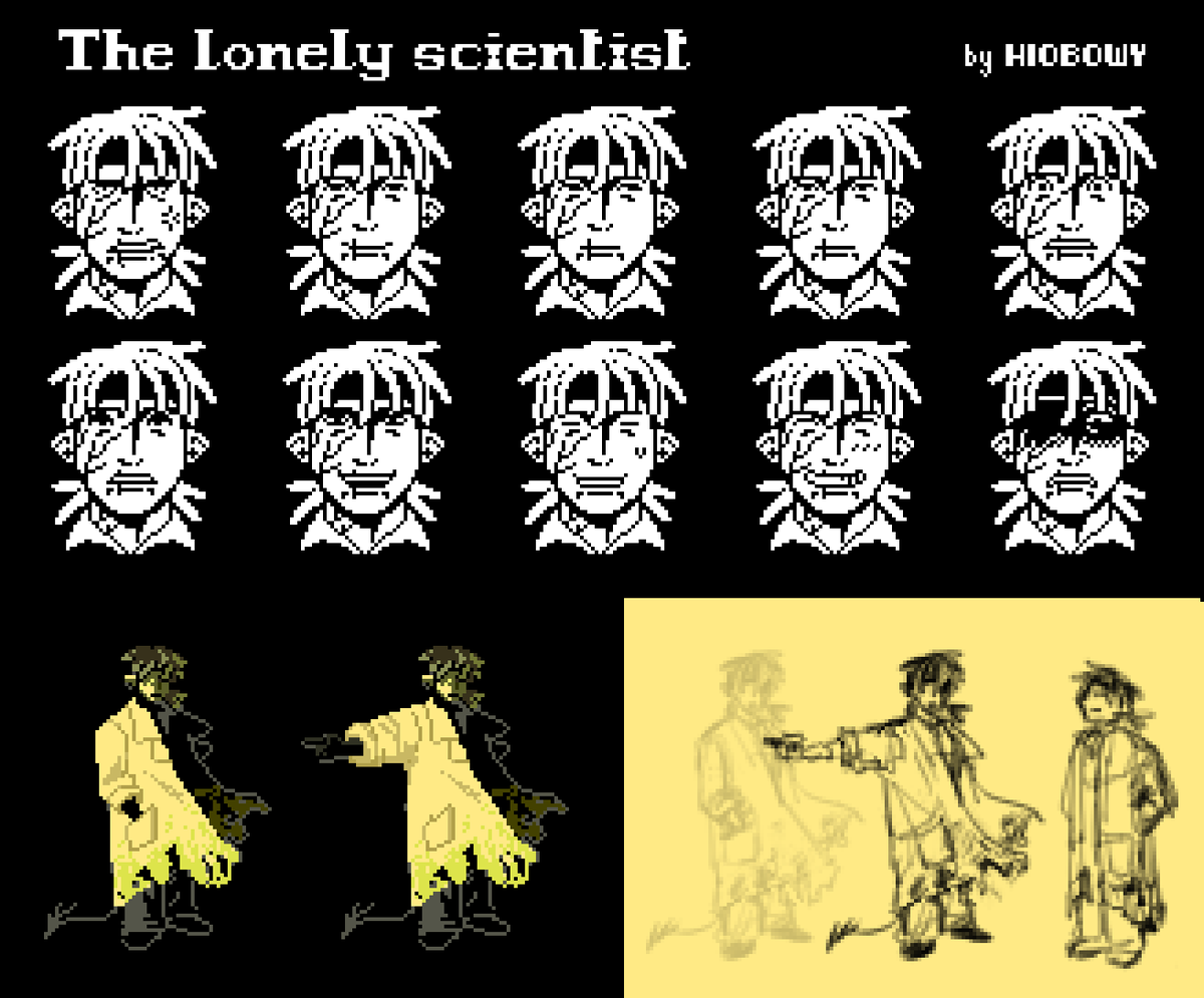 HIOBOWY's tweet photo. A single, worn down labcoat lies abandoned in a closet.

#youngmultifanart https://t.co/fkmhZOPETE