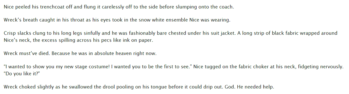 vegetablebirb's tweet photo. New chapter for my #wrice fic posted before I go out of town ✌️
https://t.co/lAtssw1Lz9

#tbhx #TOBEHEROX #tbhxnice #tbhxwreck https://t.co/DRxyL03Ac6