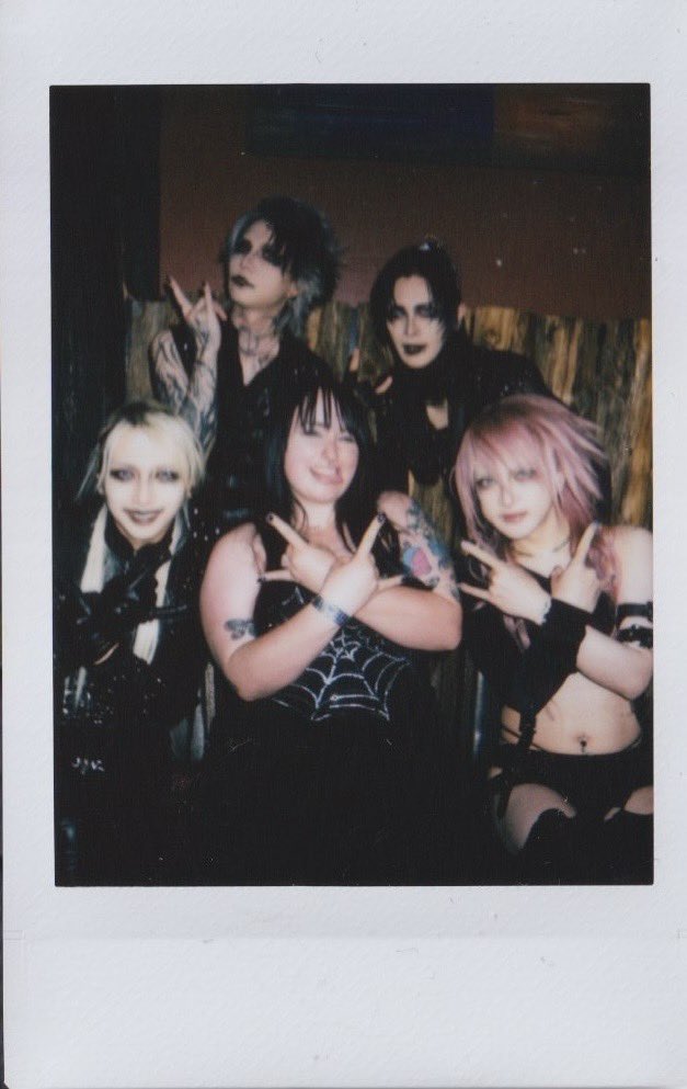 mothmanseo's tweet photo. marriage is all about forcing your husband to meet one of your fave vkei bands with you https://t.co/xt4xC7Fcbd