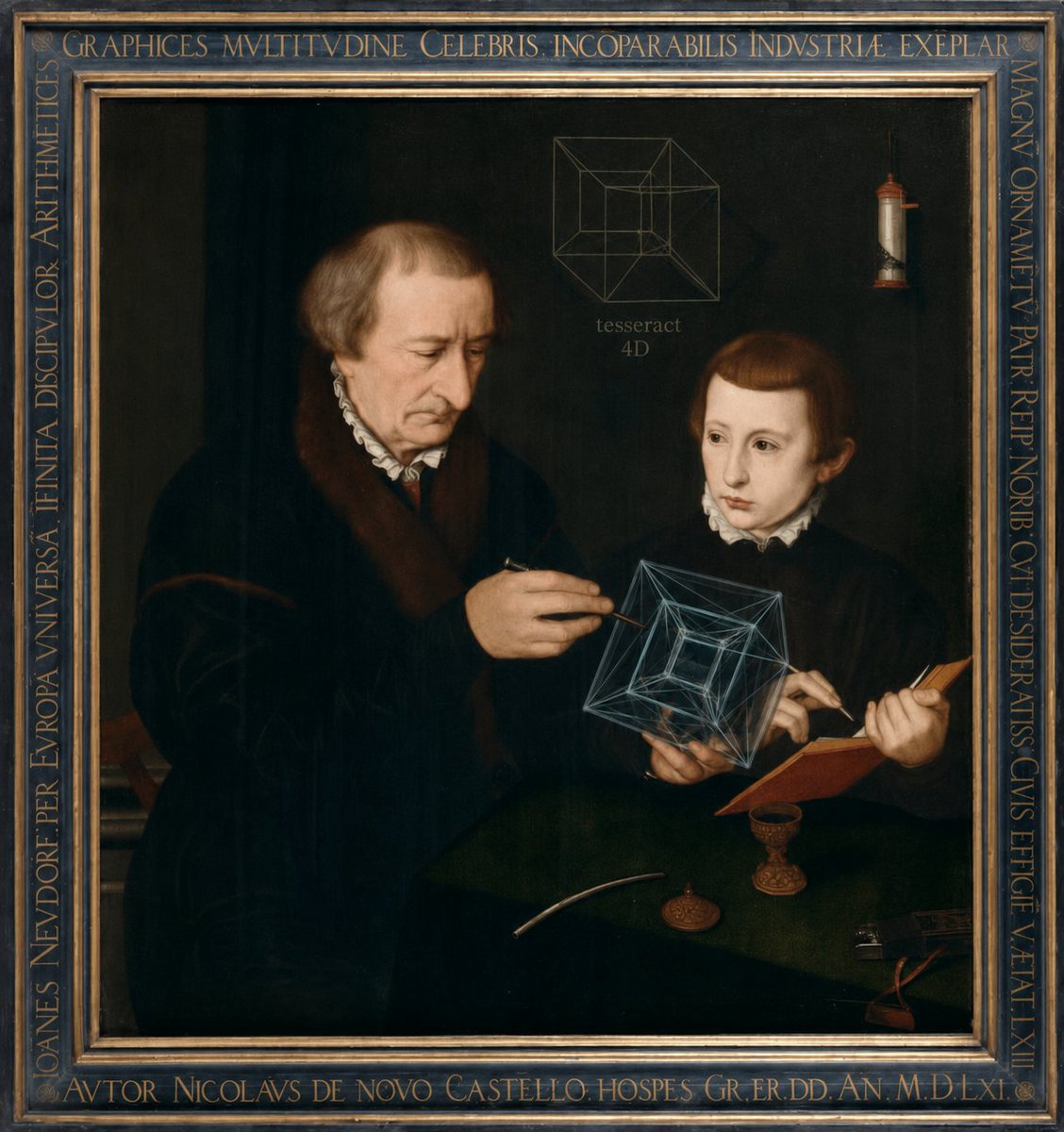 IanSpringham's tweet photo. Geometric study in a Renaissance setting https://t.co/olWbskfgyO
