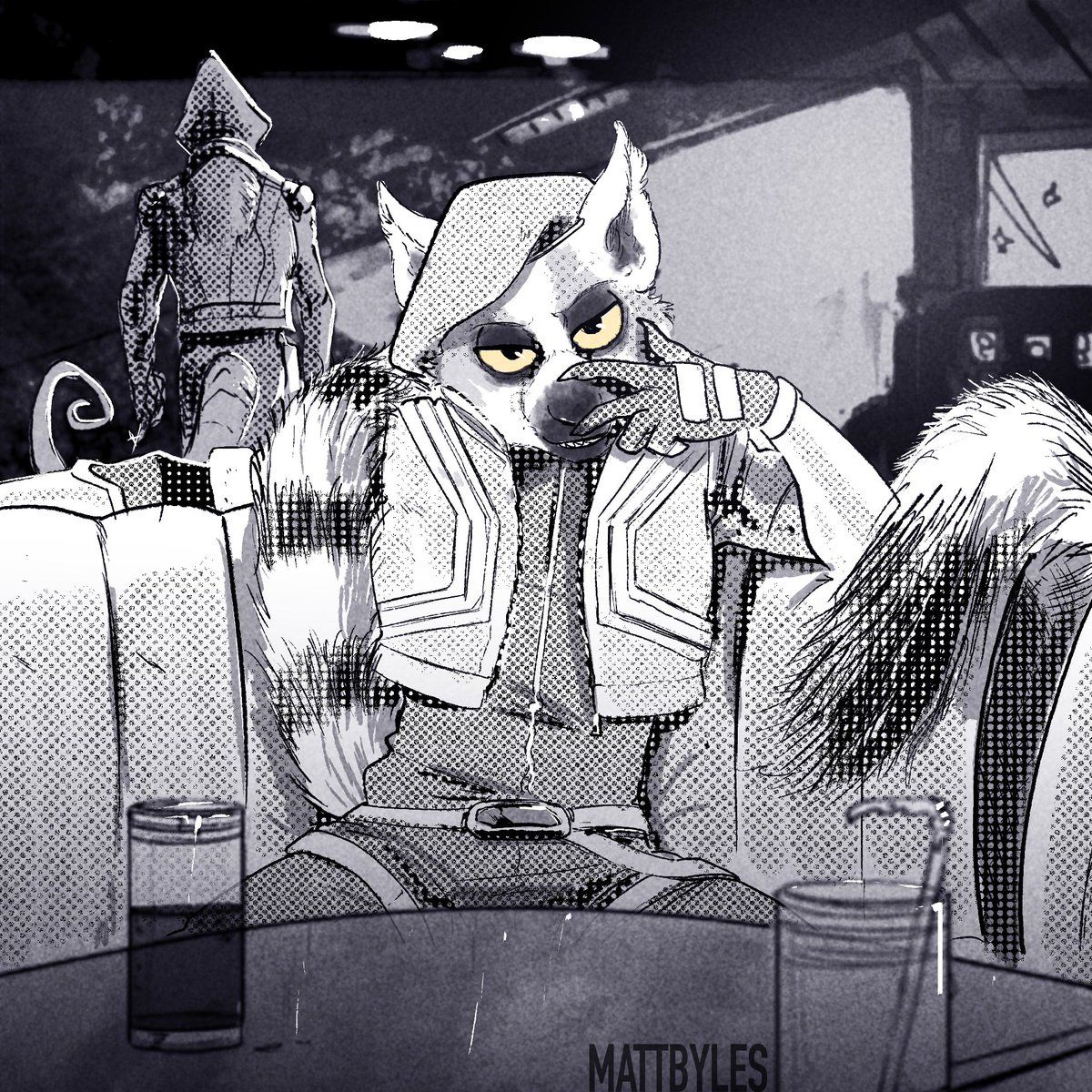 mattbyles's tweet photo. First Art Fight of mine just had to be Star Fox related still. I absolutely loved spinobot's OC, Caesar Rex! Awesome design! https://t.co/FHmmotYjan