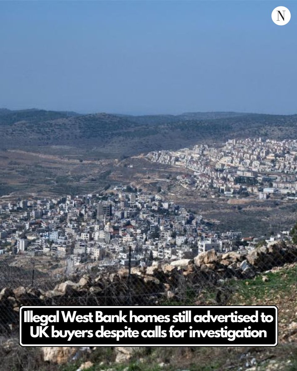 ScotNational's tweet photo. Illegal homes in West Bank settlements are still being advertised to prospective buyers in the UK by an Israeli property roadshow, it has emerged https://t.co/E2stcFSmtR