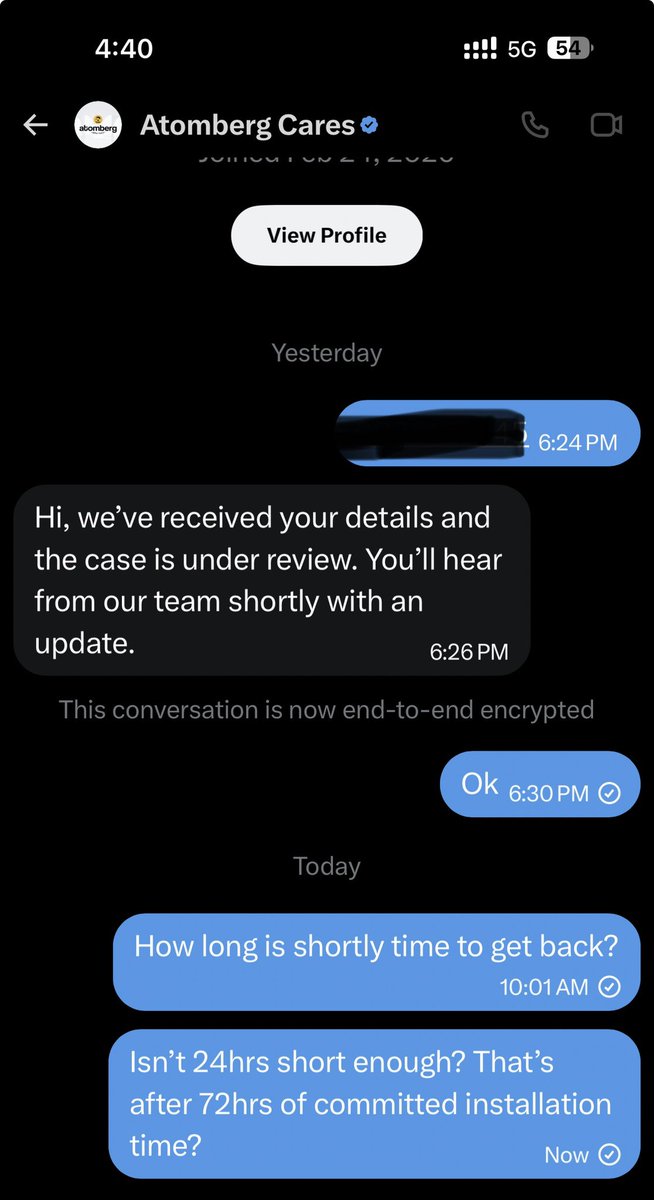AnandBhat45's tweet photo. @AtombergCares @Shibam3
More than 24hrs sharing the contact in DM not even a call back! Not sure what’s the meaning of sorting out the complaint!! Good job Atomberg you’re making every effort to lose customers quickly!! https://t.co/BIU73xQ94V