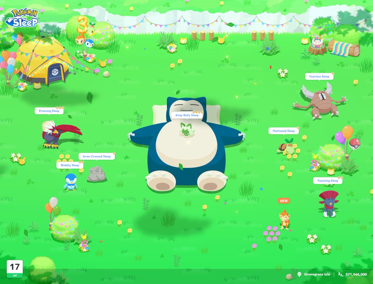 redeks's tweet photo. #PokemonSleep3rd https://t.co/2x0KgouWcl
