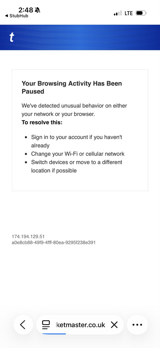 KateFedorowicz's tweet photo. @TMFanSupport No, everyone I spoke to at your company chose not to help. I had to buy new tickets to enter my event! This has to be illegal in some way. https://t.co/jczeFnM58m