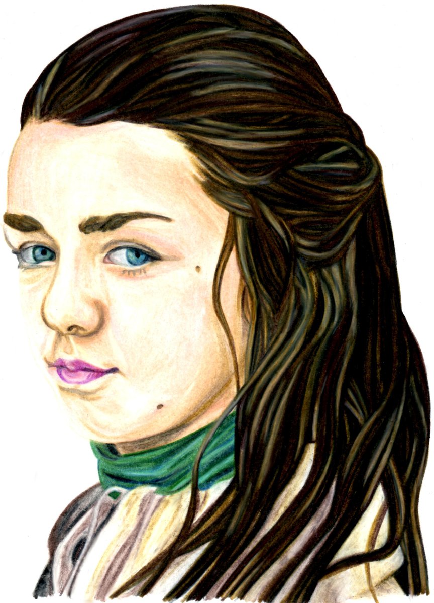 ninjificus's tweet photo. More of GoT characters I did a bit ago.  Mixed media, mostly Prismacolor pencils. https://t.co/bAKOKXkGhF