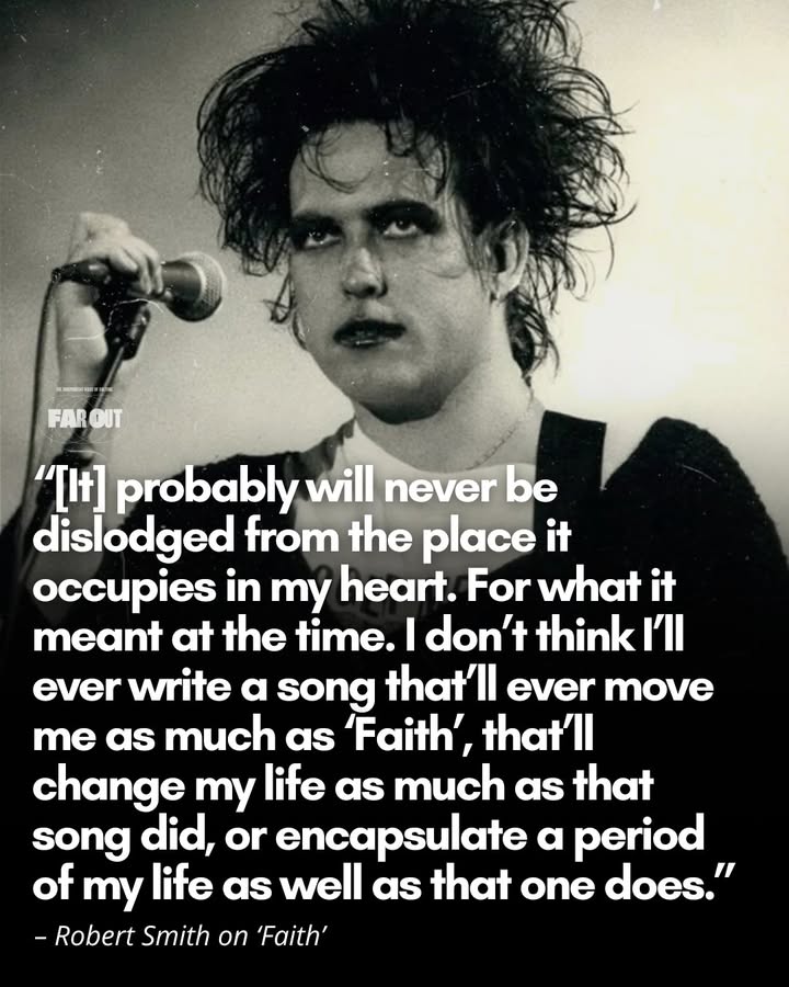 FarOutMag's tweet photo. Robert Smith named 'Faith' as the Cure song that can’t be topped. 👇 https://t.co/y5l47uW7sE