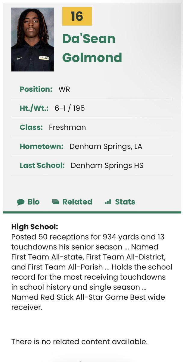 DaSean Golmond tweet media