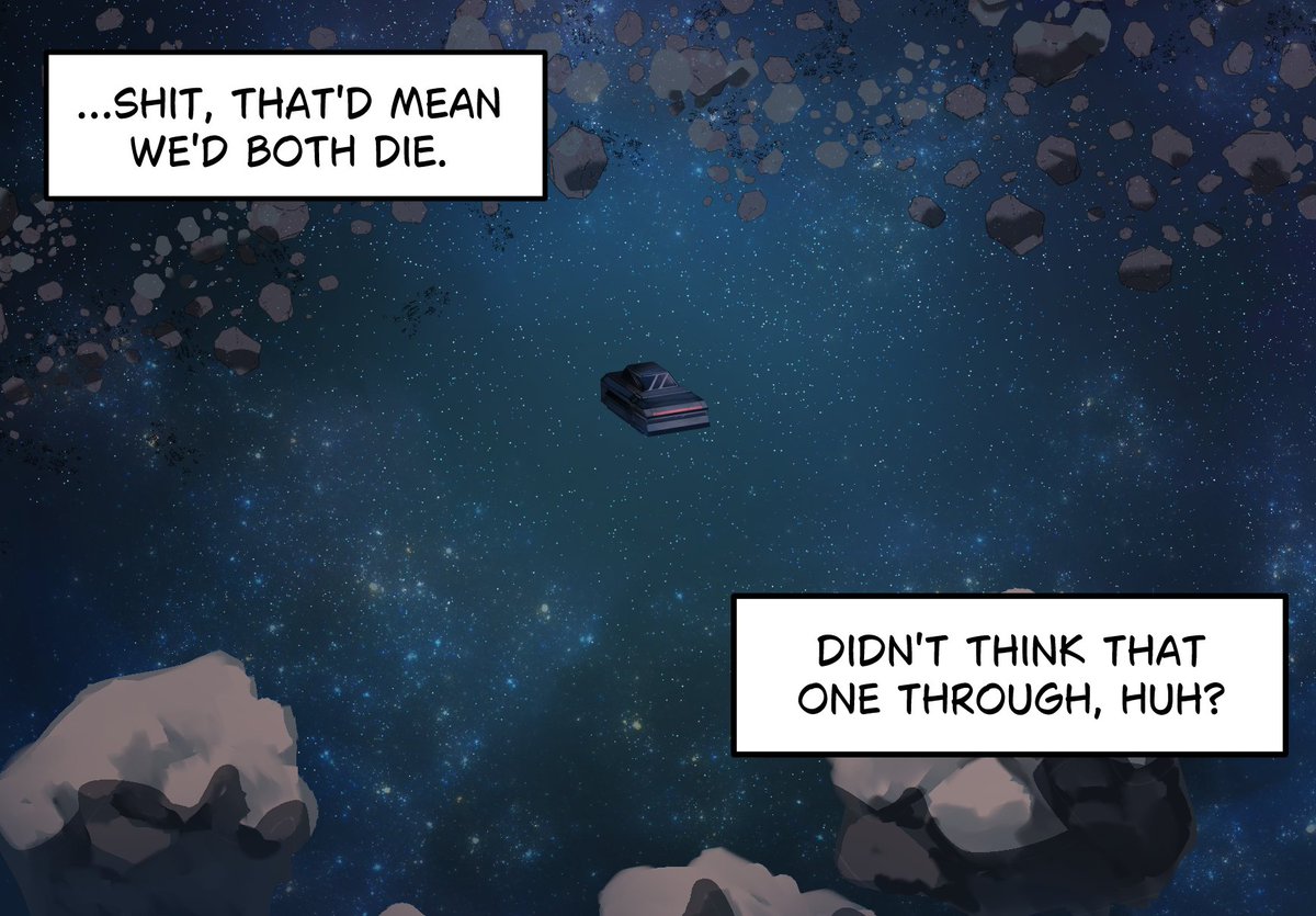 FriedSoups_'s tweet photo. You ever go on a road trip, but the road is so boring you contemplate getting ran over to break the monotony?

Outlaw of the Great Expanse has a new page!

Read Here: https://t.co/n9HvJrphni https://t.co/6c5qrtxZ7W
