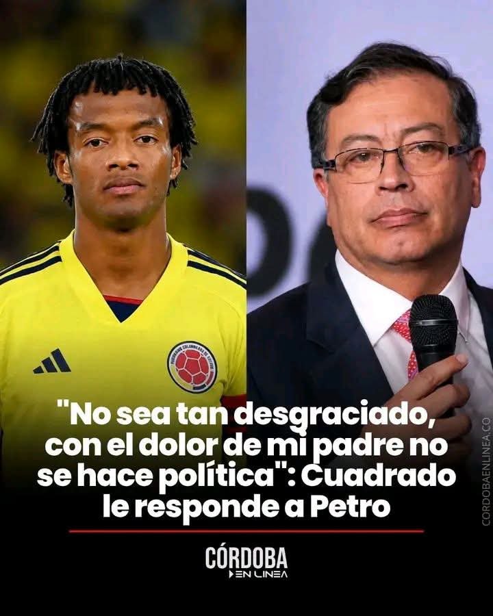 KLea79107265's tweet photo. De acuerdo @Cuadrado ese COBARDE guerrillero @PetroGustavo es un DESGRACIADO. https://t.co/rKqKelxqm3