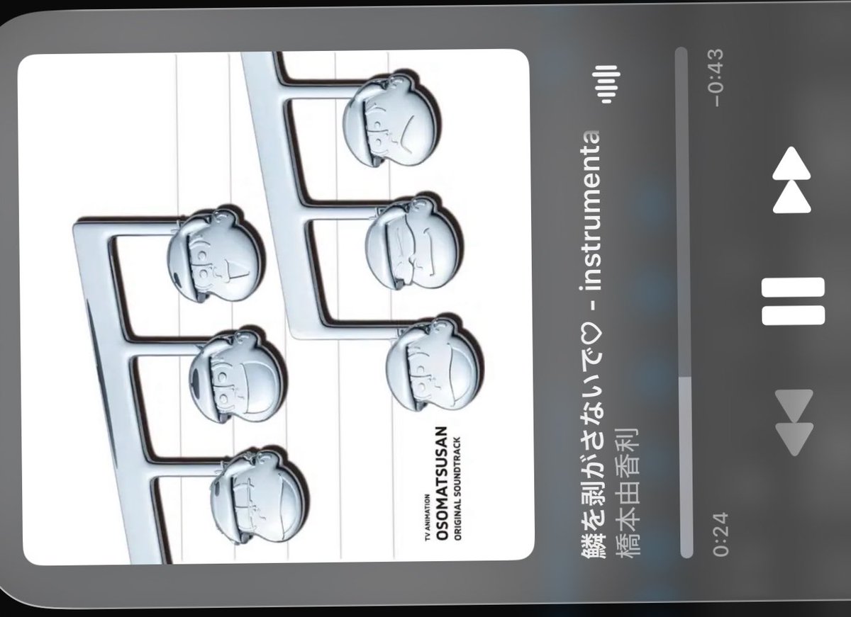 bungu_note's tweet photo. 映画おそ松さんを見過ぎているので歌詞脳内再生できるし力がみなぎってくるので早めにフルください https://t.co/2Yxtft2XRE