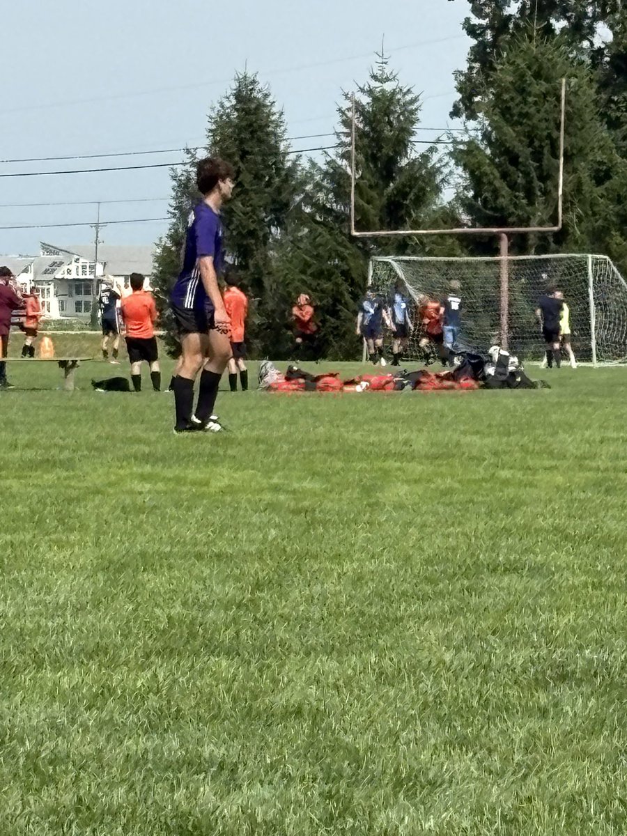 SwantonBSoccer's tweet photo. Boys go 1-1 today in the Genoa 795 tournament.

Game 1:
Kenton- 2
Swanton-1

Game 2:
Eastwood- 2
Swanton- 5

Tournament continues tomorrow. ⚽️💜⚽️ https://t.co/o9hR3R1xkK