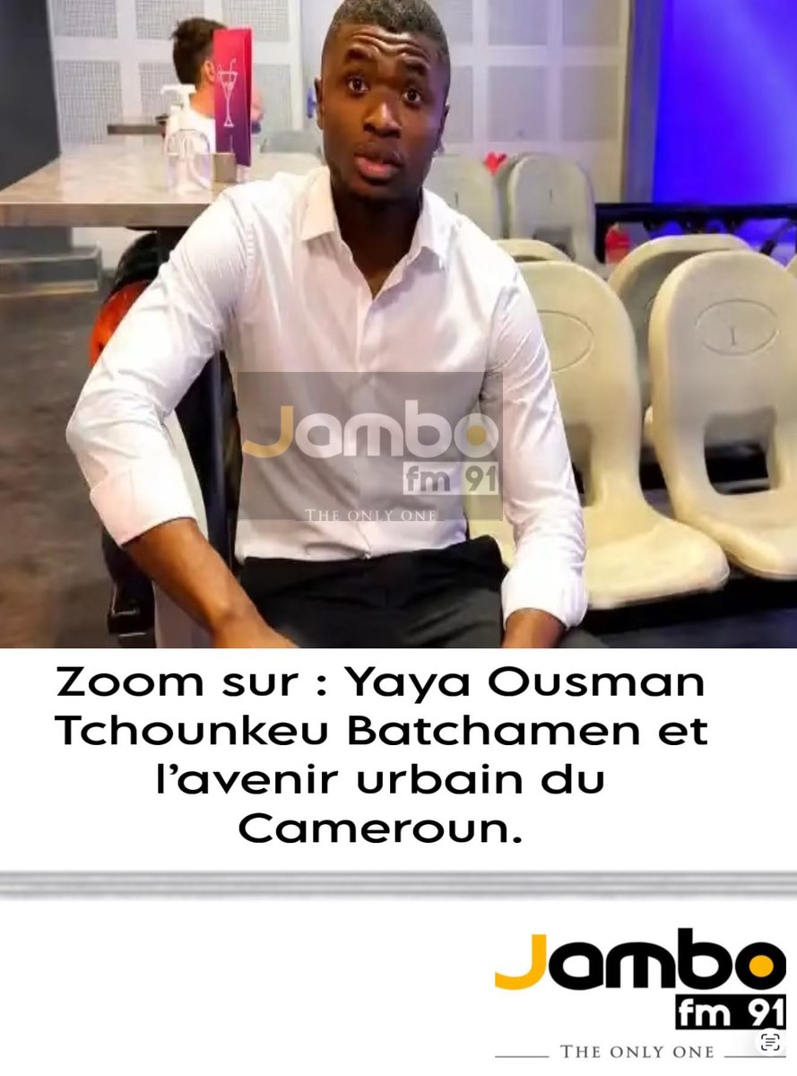 Jambo_FM91's tweet photo. Coup de projecteur sur les bâtisseurs de notre nation. 🇨🇲🏗️
Découverte du travail remarquable de Yaya Ousman Tchounkeu Batchamen. Avec BTE Engineering Group, il transforme le visage de nos métropoles camerounaises par l’excellence et l’ingénierie moderne. Bravo à ces talents https://t.co/1AEfmAPaB4