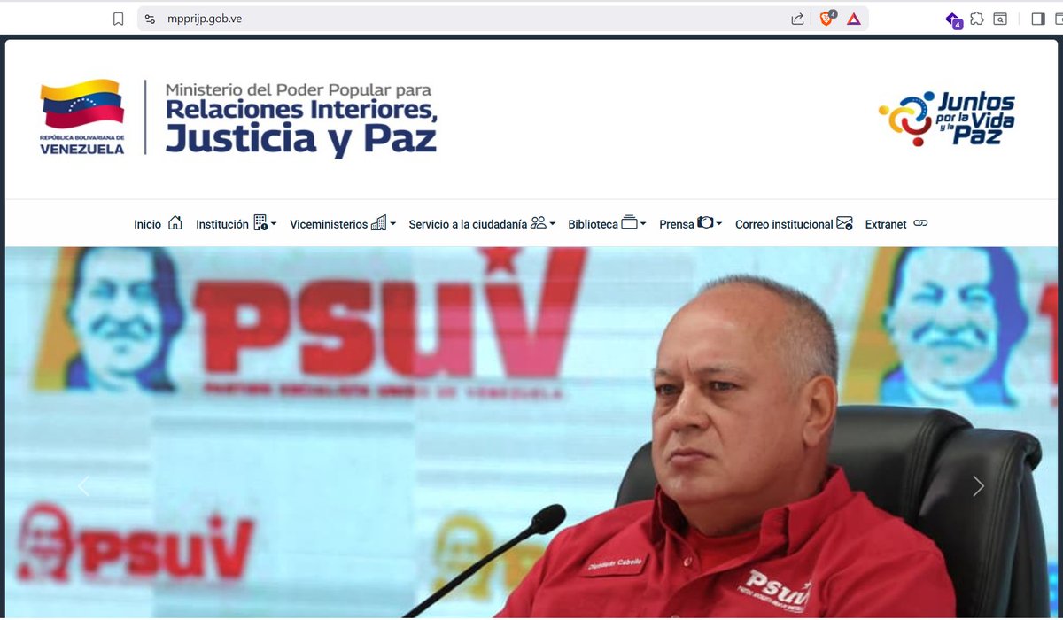 BlackHexBrother's tweet photo. ๐ค๐ค๐คEl Ministerio Del Poder Popular Para Relaciones Interiores justicia y Paz Ha Sido Derribado! https://t.co/2pYlvgMHcF
#TargetNeutralized #BlacHexBrotherHood #OpZeroCorruptionVzla. https://t.co/VHf2QmhYGW