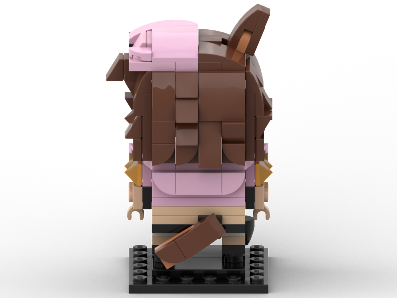 Bricksy32's tweet photo. Made a LEGO Lady Qathrin Brickheadz @Lady_Qathrin #Qatalogue #moc #lego #vtuber. https://t.co/GzSBhKStzT