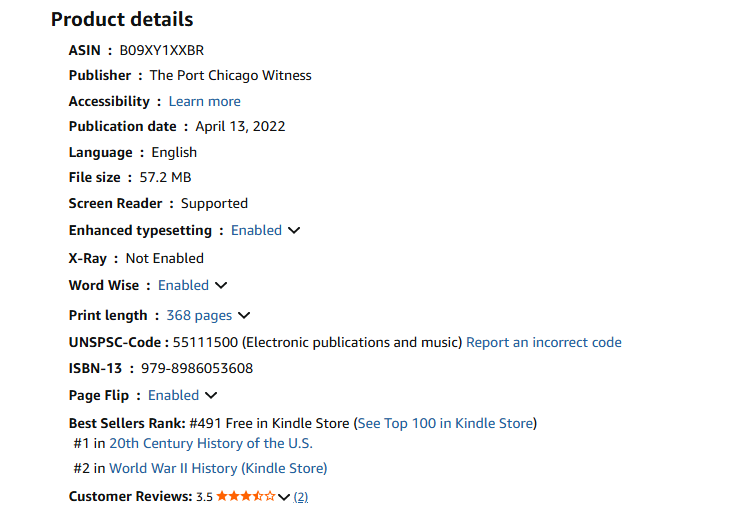 TwBookClub's tweet photo. Wow! Yesterday's Book of the Day is now the #1 bestseller in its category on Amazon!

Congratulations, @DaisyHerndon1!

Get your copy:

https://t.co/pJ3ywiLyoy https://t.co/J1ylOjsUj5