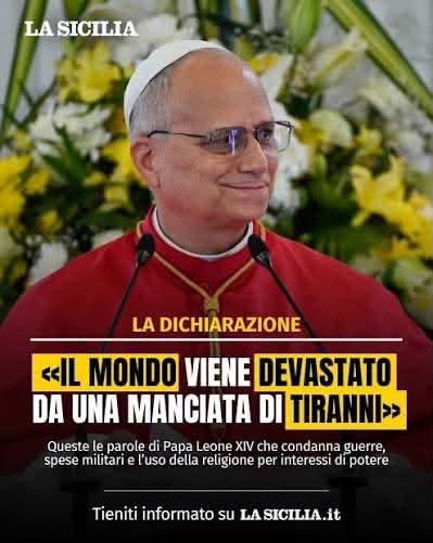 CionciAndrea's tweet photo. E lei è uno di quelli caro antipapa Leone @pontifex @terzaloggia #antipapa #raus https://t.co/hgJLdL7yKu