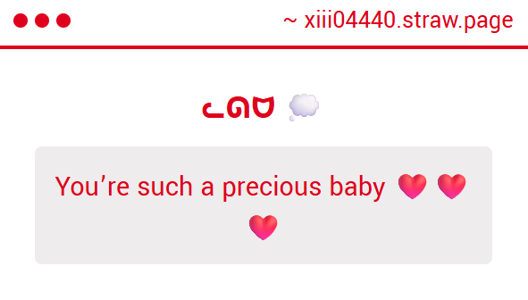 xiii04440's tweet photo. "You’re such a precious baby ❤️❤️❤️" 

-> Hehehe....Thankyou so much...❤️❤️❤️💕💕 https://t.co/MbSxKSHCWM