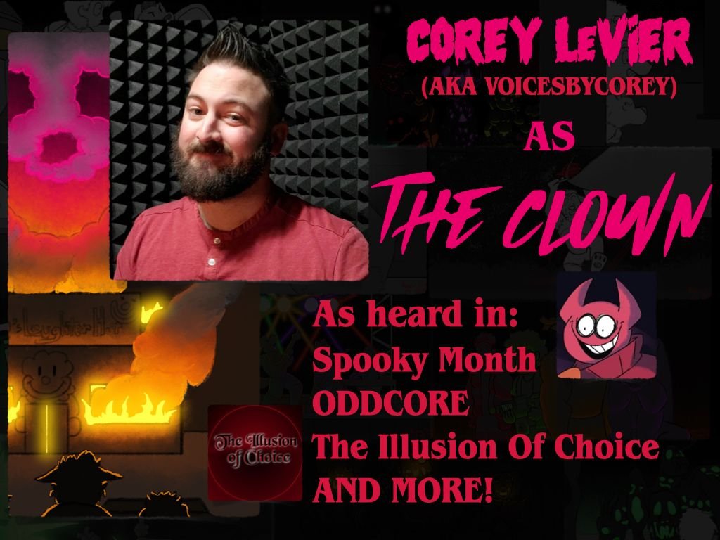 VoicesByCorey's tweet photo. ROLE ANNOUNCEMENT!

From creepy red cannibal guy to creepy clown! I'm happy to help Pugzilla Productions on their trailer for Razor the Rock and Roll Werwolf! This is gonna be a cool one guys! https://t.co/qI1YFbQqCG