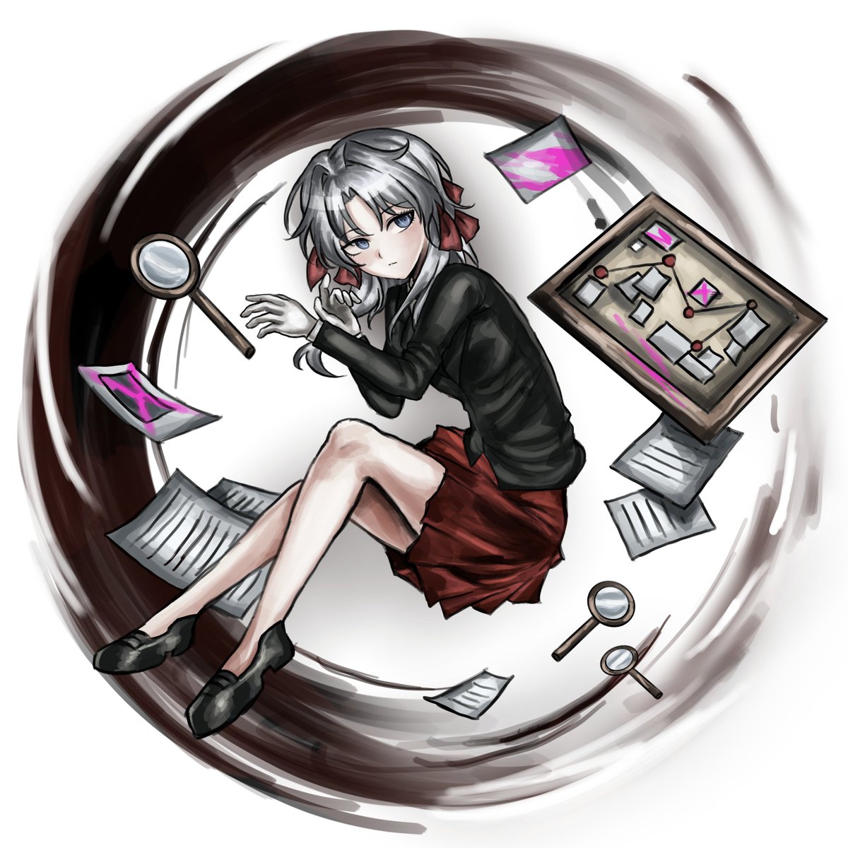 gethighN20's tweet photo. 09 - Ultimate Detective Student

🎨 : @coco__nutcoco
อยากแท้กเฉย ๆ 🥴 : @Pi0nia

#danganfanfic https://t.co/8YNgFPX60C