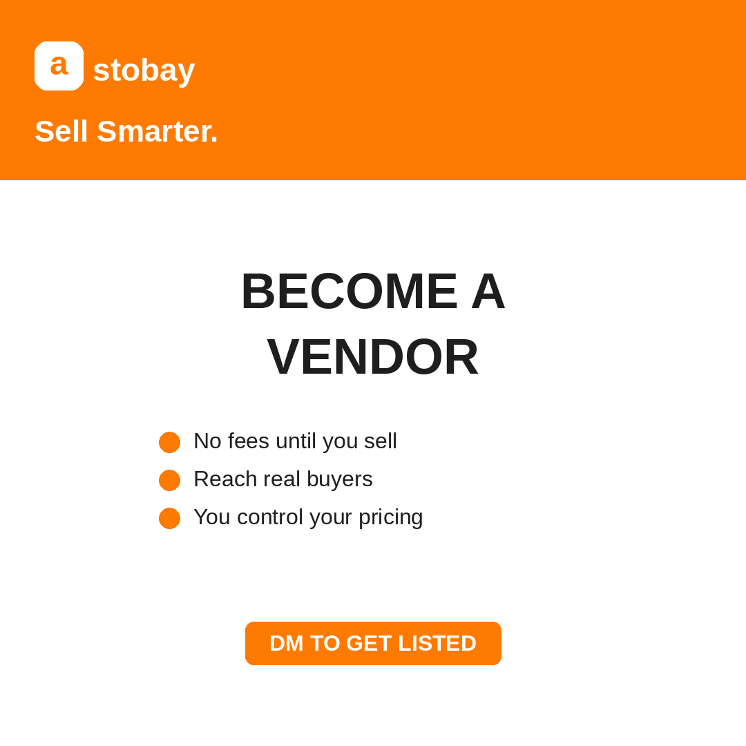 astobayNG's tweet photo. Why I'm building Astobay
Good vendors selling solar, phones, laptops, and more struggle to reach buyers who trust them.
I'm building an e-commerce marketplace to fix that, starting small and growing from here.
Follow the journey.
Astobay BuildInPublic NigeriaTech
 #NigeriaTech https://t.co/7ZigCjDsAN