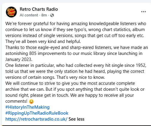 RetroCharts's tweet photo. Thank you all 👍
#HistoryInTheMaking
#RippingUpTheRadioRuleBook
https://t.co/lr0leVs4qw https://t.co/moHt5Iqyxo