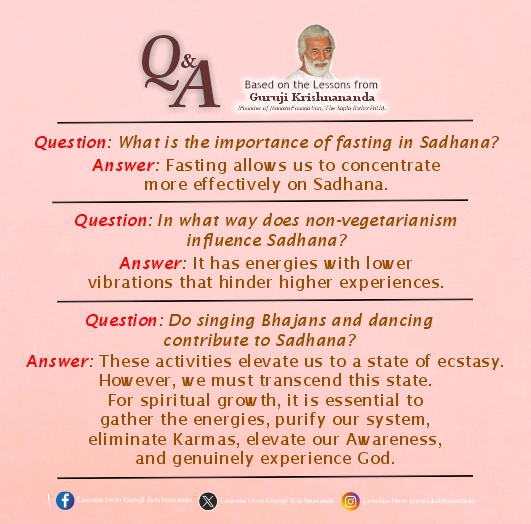 GurujiK54738's tweet photo. #AmbareeshaVarmaDesai #Amara #GurujiKrishnananda #Rishi #Rishika #LightMasters #Spiritualmaster #Amaraji #amaramaharshi #Sadhana #Meditation #Dhyana #Spiritual #SpiritualKnowledge #Soul #God #Spiritualguru #Guru #lessonsfromGurujiKrishnananda #questionsandanswers #answersfromGurujiKrishnananda #Light #lifelessons #eternalrishis #ecstasy #wisdom #spiritualteachings #fasting #prayer #food #nonvegetarianfood #vegetarianfood