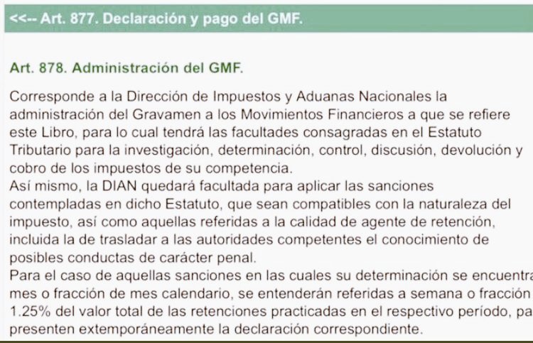 NTraslav's tweet photo. ET 878 señala con absoluta claridad a quien corresponde la administración del GMF,@DIANColombia está ocultando la conducta de sus agentes de retención @BancodeBogota @bancocajasocial 
@BancoAgrario 
Está conducta desborda los límites de la ley sus EXENCIONES y la JURISPRUDENCIA https://t.co/BDcs1oh5L6