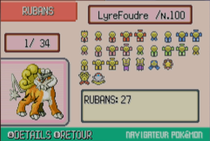 DeltaEtheria's tweet photo. Enfin fini les rubans des jeux 3G pour mon Raikou

 c'est tellement l'enfer la tour de combat de Émeraude mais c'est bon plus qu'a le refaire pour la 4G 🫠

ça sera tranquillou en Stream pour septembre quand j'aurais de quoi Stream les jeux DS (j’espère mais c'est OK normalement) https://t.co/JUh2lauWTt