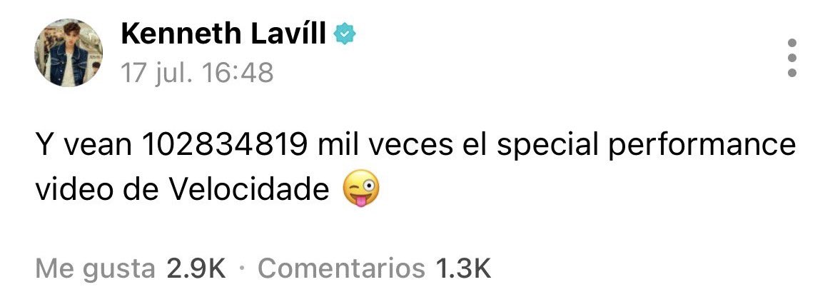 siuDual's tweet photo. Necesitamos llegar al
Millón 🥺😩😩

#velocidade https://t.co/H8CDWXKRZu
