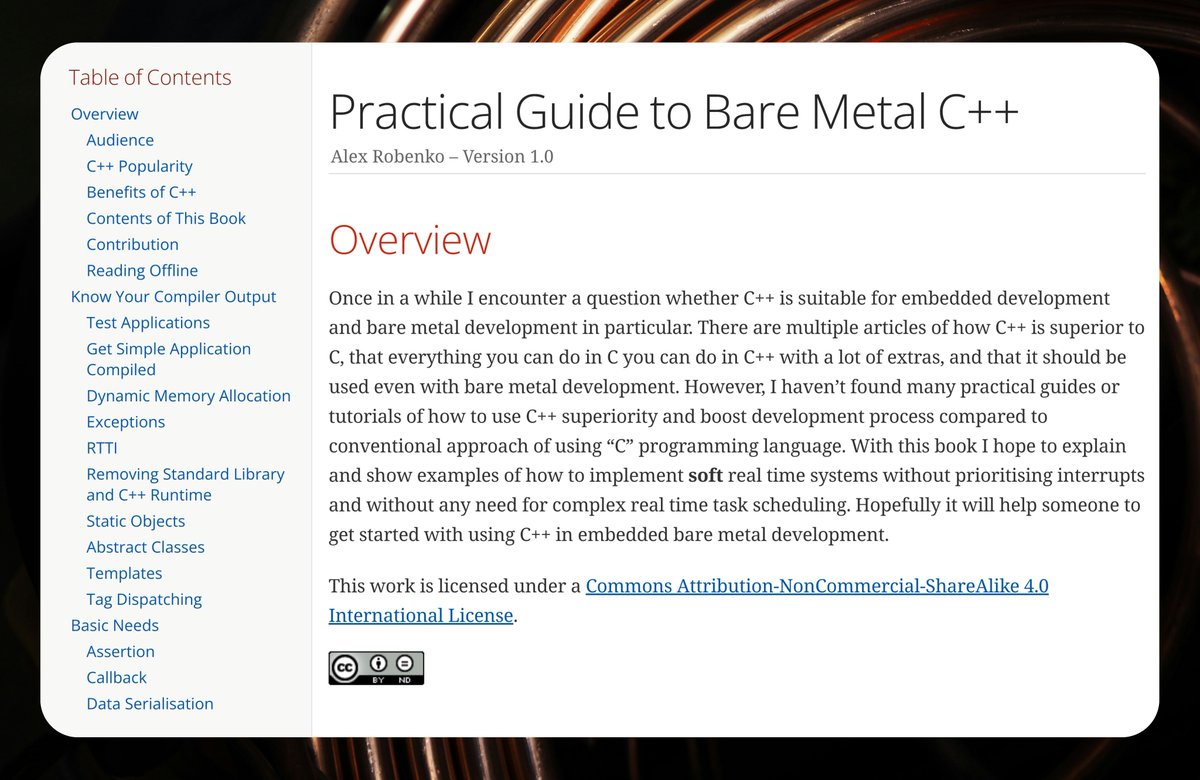 vivekgalatage's tweet photo. Practical Guide to Bare Metal C++

https://t.co/iMdauWa8iu https://t.co/Rwhm5COWgo