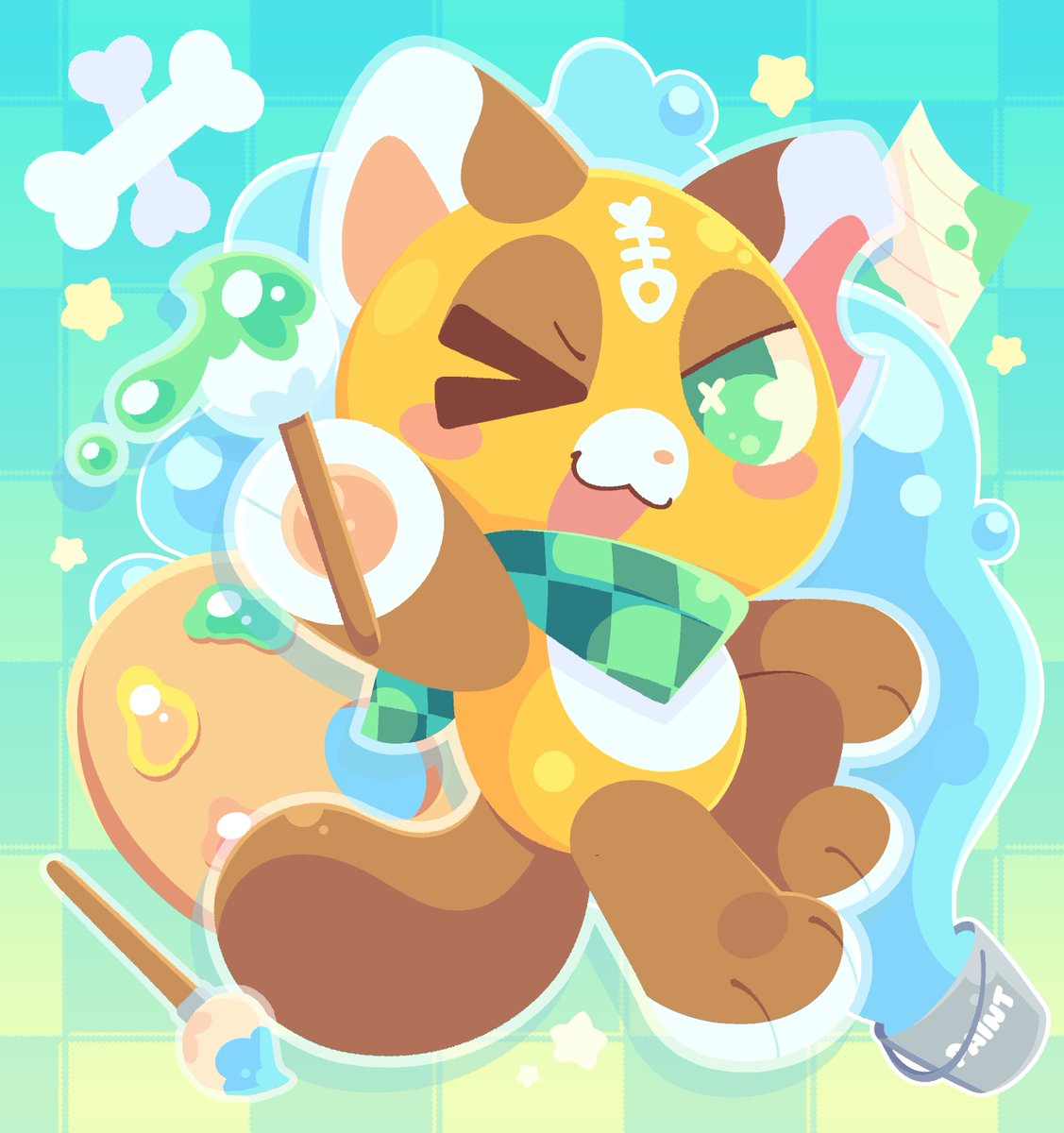 plushybluecat's tweet photo. artfight batch! 🌈🌧️🩵

[#artfight2026 #artfightteamtragedy #furry #pokemon] https://t.co/VLMelI0DvO