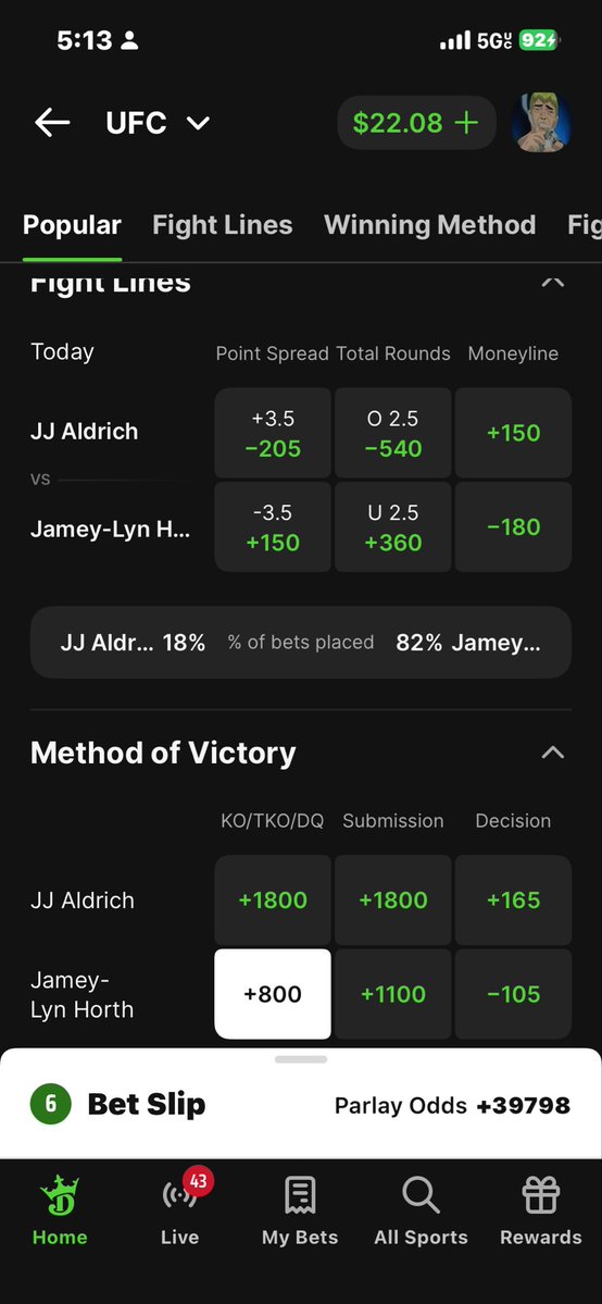 YoImbroker's tweet photo. My gut tells me not to trust this. The problem is the -105 odds fade. I don’t think Dione Barbosa wins by submission at -105. Fuck that, don’t trick play with me🫩 https://t.co/e2yNyaq77c