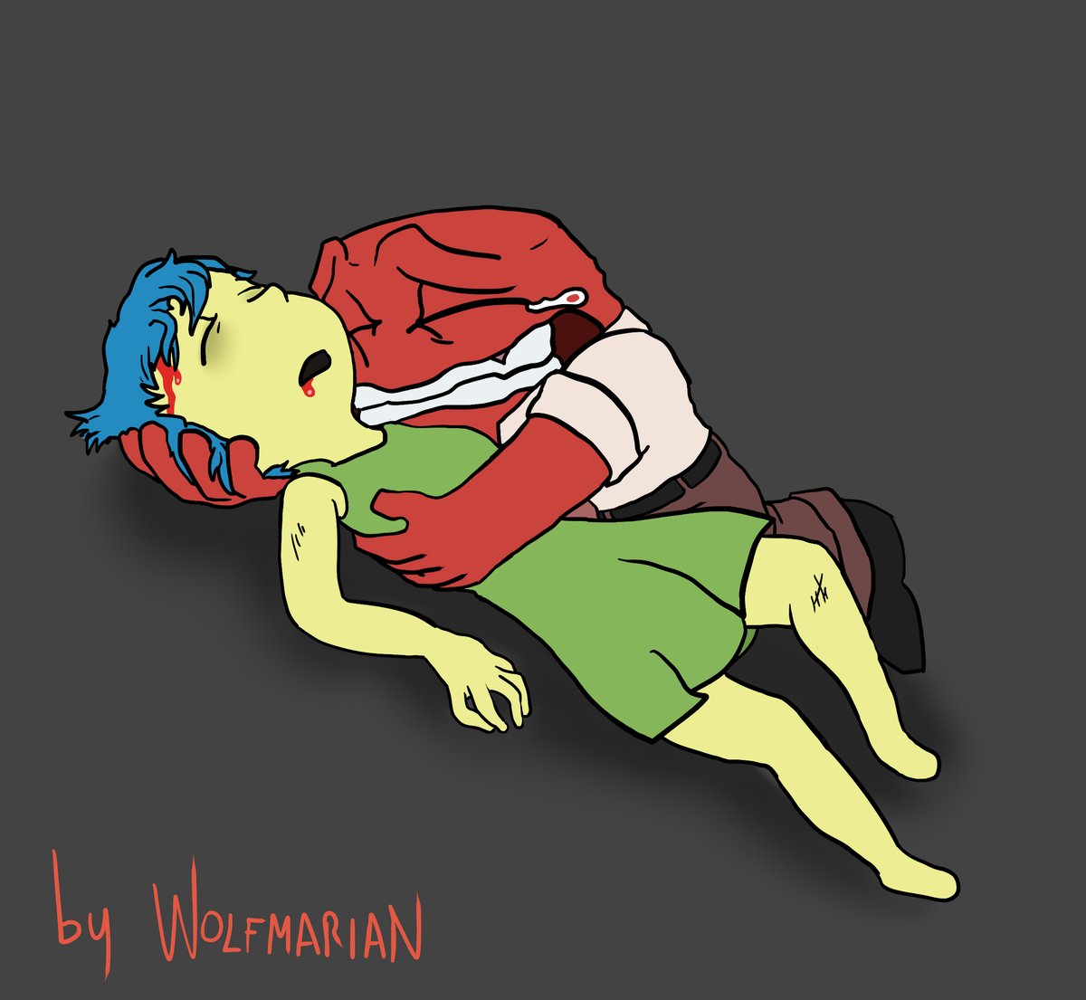 Wolfmarian1's tweet photo. Edit: Redrew it again.
Someone asked me to do a sad Brickstar drawing.
Here it is.
I also have an anxietyxfear sad story and a sadnessxembarrasment one.
#insideout2 #InsideOutfanart #InsideOut #InsideOut2fanart #joy #anger #brickstar
#joyxanger #angst https://t.co/Dp8M4MWzWs
