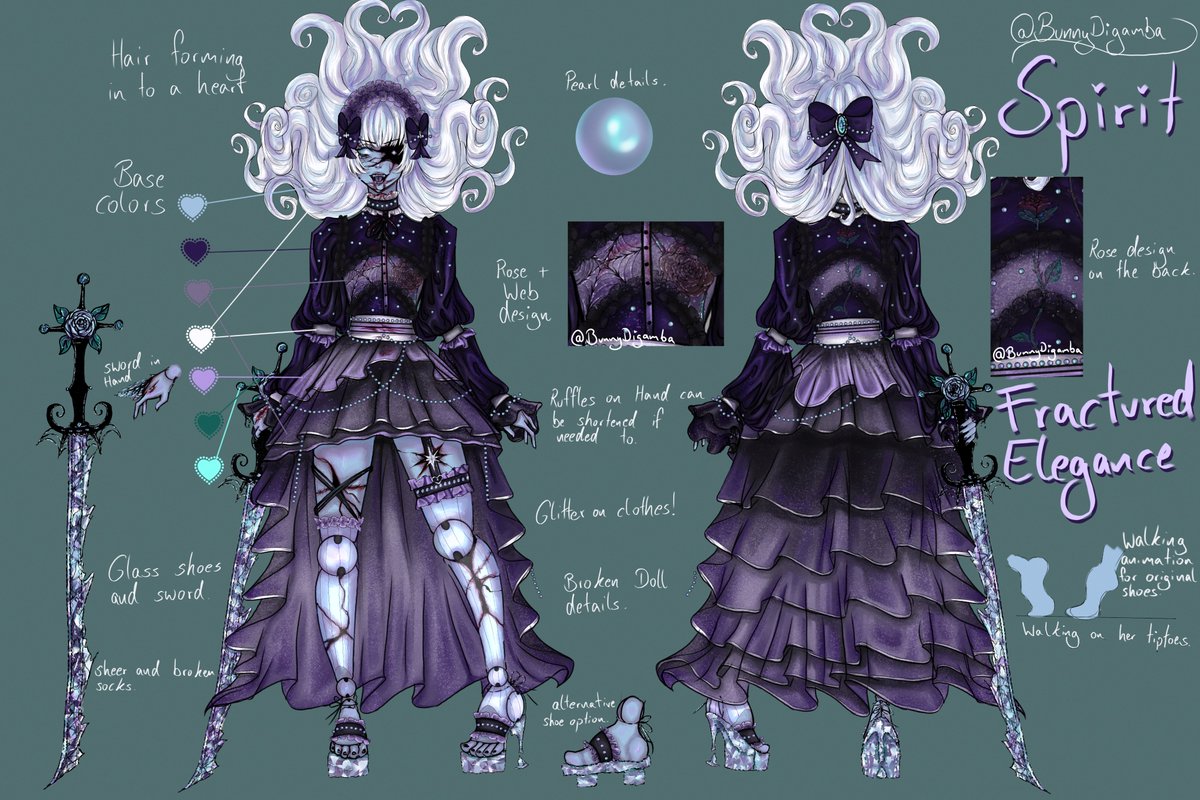 BunnyDigamba's tweet photo. @DeadbyDaylight Hellow, first time that i am designing a skin for the Contest! This is my entry for the Spirit, hope yall like it! I really spent a lot of time on it.🐰 https://t.co/Y7WWzazK8e