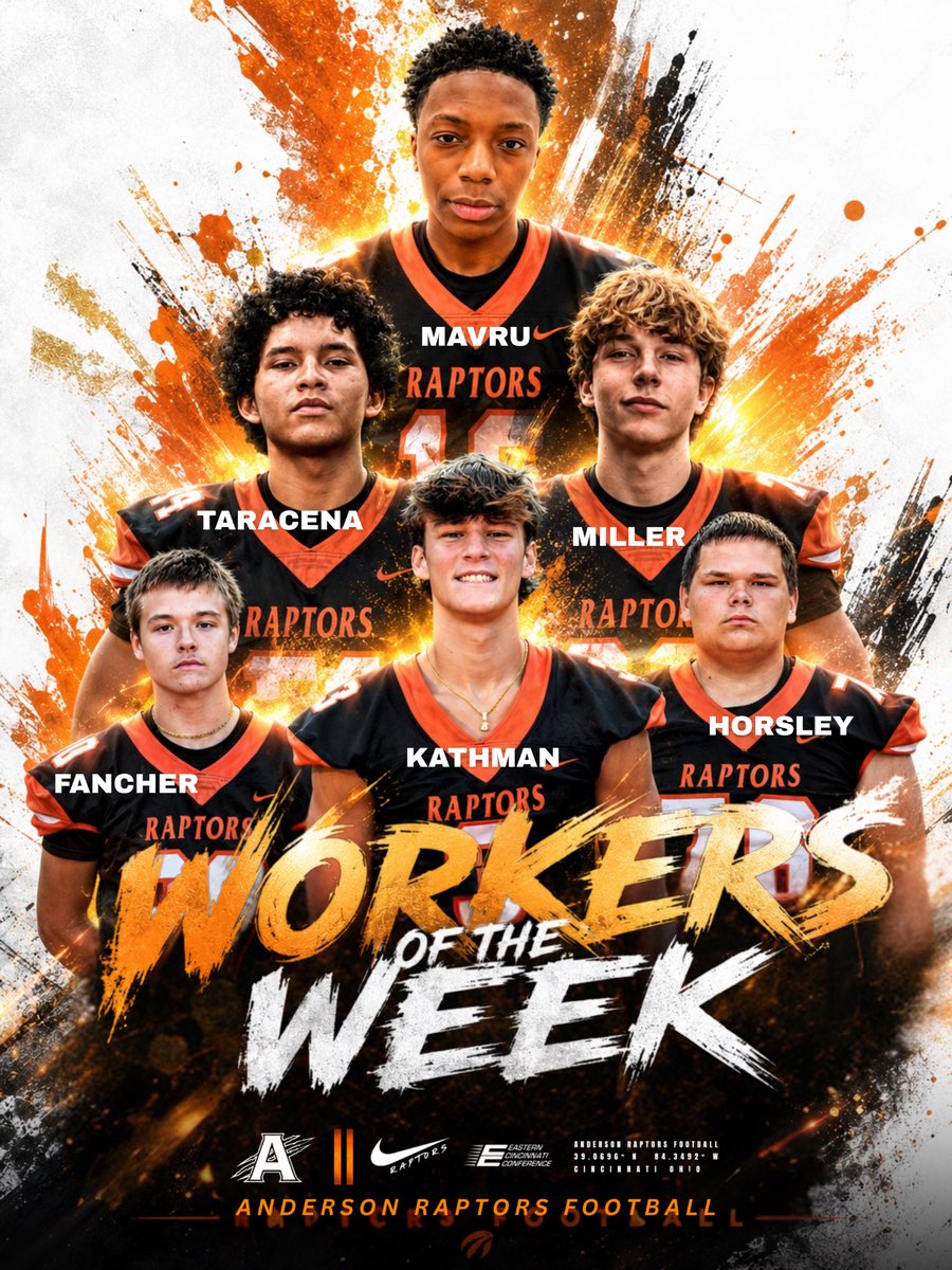 CoachEvanDreyer's tweet photo. Congrats to our workers of the week!!! Keep working to WIN everyday!! #WorkWins #BeGreatatAHS https://t.co/DRyMKeQPKl
