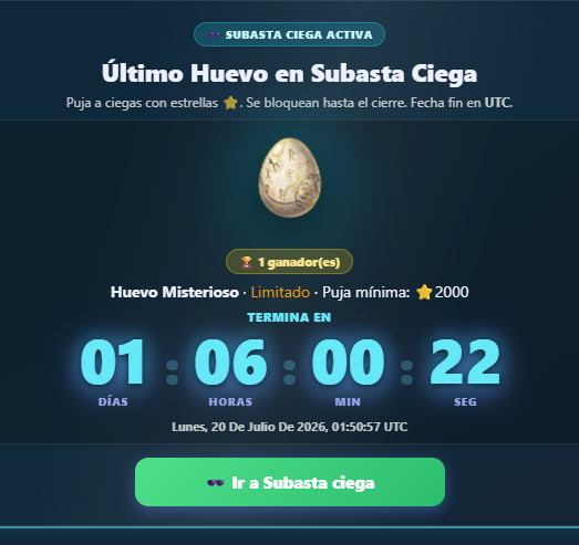 MonsterClash_w3's tweet photo. 🚨Último huevo en SUBSATA CIEGA🚨

🚀Una oportunidad fantástica para hacerte con un KLAX único🚀

#gaming #web3gaming https://t.co/ZY9Mmjir6V