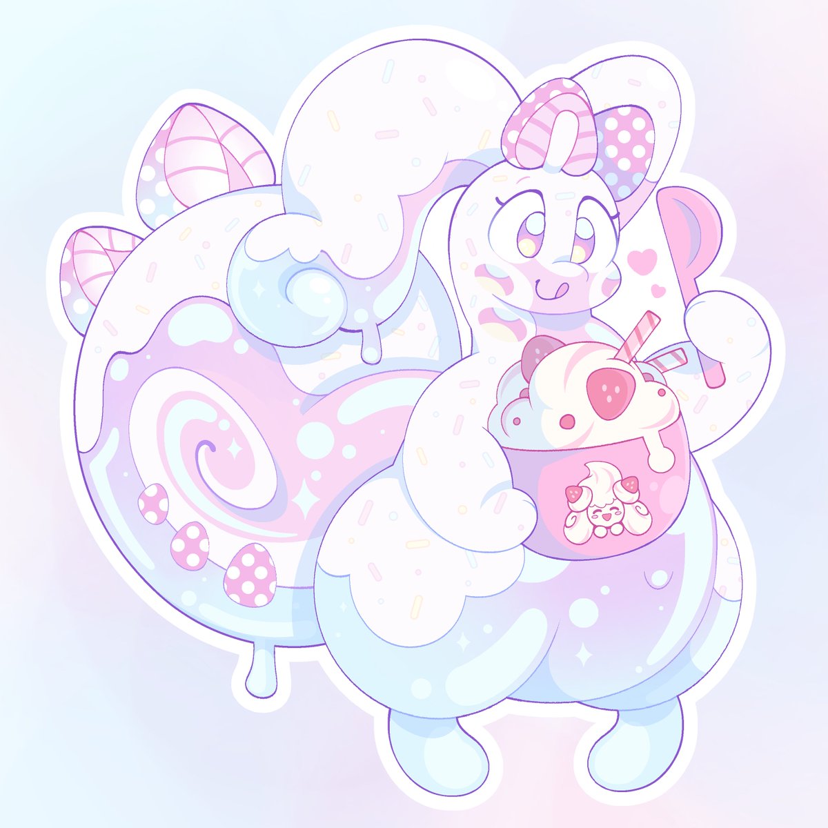 plushybluecat's tweet photo. artfight batch #3! 🌈🌿🍧

[#artfight2026 #artfightteamtragedy #pokemon] https://t.co/mikpEAzGY4