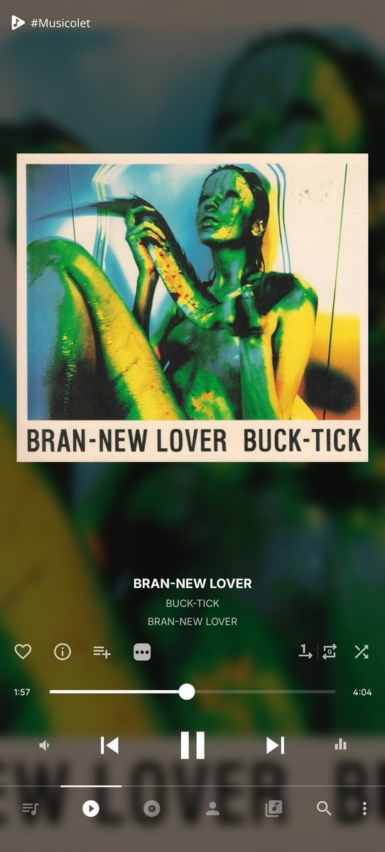 che_kmr's tweet photo. 千切れかけたメービウスリング。この曲大好き代体で聴けた(๑>◡<๑)
Listening #BRANNEWLOVER by #BUCKTICK in #musicolet.
Get Musicolet from: https://t.co/gdIjh6dDmd https://t.co/Yq9RhmzNPT